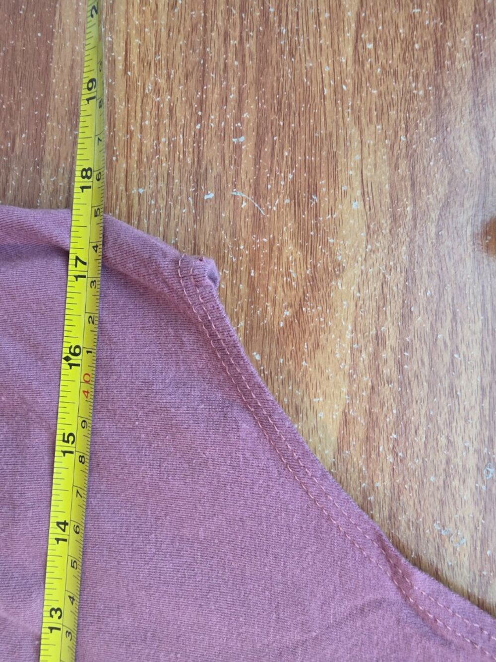 Rose Pink Solid Long Flowy Tank T-Shirt Tunic - Size Large - Picture 5 of 11